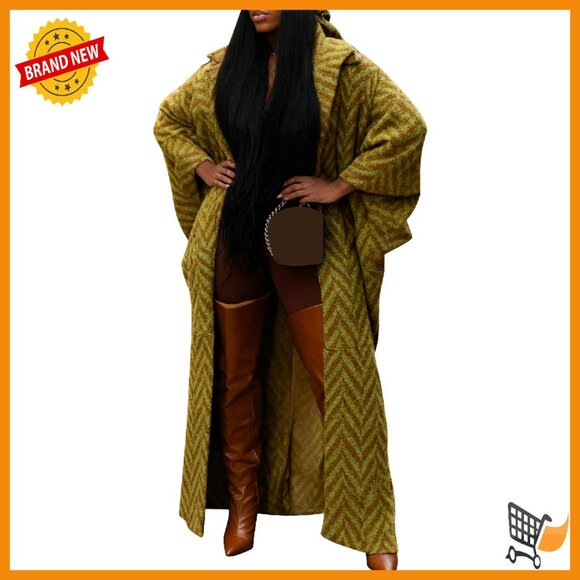 Oversized Chunky Knit Cardigan Long Open Front Winter Sweater